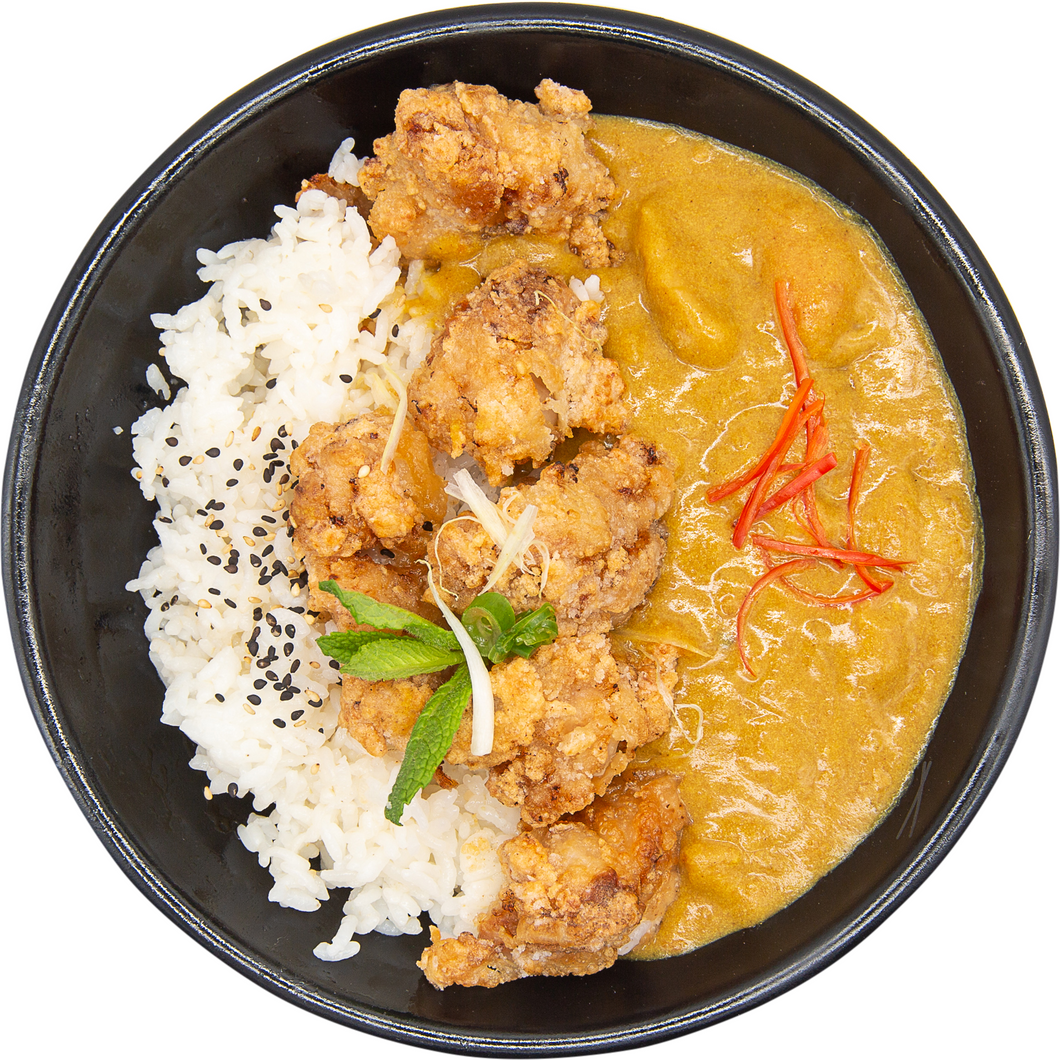 Chicken Karrage Curry Rice